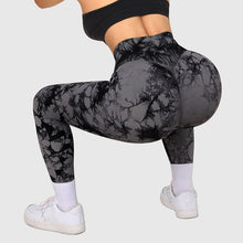 Load image into Gallery viewer, 7 Colors - Womens - Seamless Tie Dye Yoga Pants - Push Up Sport Fitness / Running / Gym Leggings Ti Amo I love you
