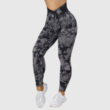 Load image into Gallery viewer, 7 Colors - Womens - Seamless Tie Dye Yoga Pants - Push Up Sport Fitness / Running / Gym Leggings Ti Amo I love you
