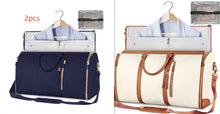 Load image into Gallery viewer, Womens Large Capacity Travel Duffle Bag  Folding Suit Bag Waterproof Clothes Handbag Totes
