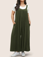 Load image into Gallery viewer, Full Size Pocketed Wide Leg Overalls
