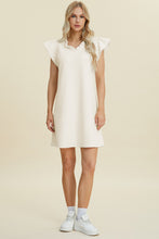 Load image into Gallery viewer, Double Take Full Size Ruffled V-Neck Cap Sleeve Dress
