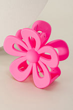 Load image into Gallery viewer, Rose Red Sweet Hollowed Flower Shape Claw Clip
