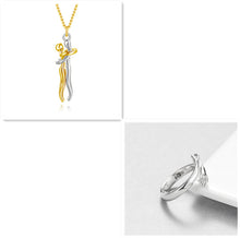 Load image into Gallery viewer, Love Hug Necklace Unisex Men Women Couple Jewelry Simple Temperament Clavicle Chain Gift
