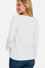 Load image into Gallery viewer, Zenana Full Size V-Neck Long Sleeve T-Shirt
