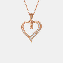 Load image into Gallery viewer, Moissanite 925 Sterling Silver Heart Shape Necklace
