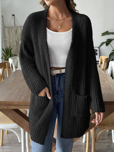 Load image into Gallery viewer, Open Front Long Sleeve Cardigan
