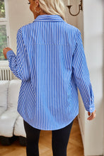 Load image into Gallery viewer, Striped Button Up Long Sleeve Shirt
