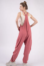 Load image into Gallery viewer, VERY J  Plunge Sleeveless Jumpsuit with Pockets
