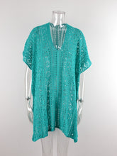 Load image into Gallery viewer, Cutout V-Neck Cover-Up with Tassel
