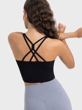 Load image into Gallery viewer, Crisscross Round Neck Active Tank
