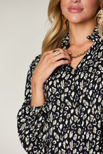 Load image into Gallery viewer, Double Take Full Size Leopard Long Sleeve Blouse
