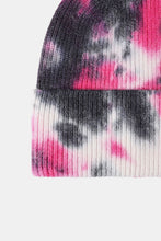 Load image into Gallery viewer, Tie-Dye Cuffed Rib-Knit Beanie Hat
