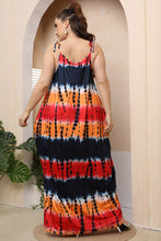 Load image into Gallery viewer, Plus Size Tie-Shoulder Maxi Dress
