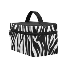 Load image into Gallery viewer, Ti Amo I love you  - Exclusive Brand  - Black &amp; White - Zebra - Cosmetic Bag (Large)
