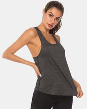 Load image into Gallery viewer, Full Size Scoop Neck Wide Strap Active Tank
