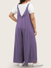 Load image into Gallery viewer, Full Size Pocketed Wide Leg Overalls
