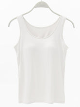 Load image into Gallery viewer, Full Size Wide Strap Modal Tank with Bra
