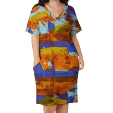 Load image into Gallery viewer, Ti Amo I love you - Exclusive Brand - Knee Length - Loose Pocket Dress - Size S-5XL
