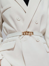 Load image into Gallery viewer, Zinc Alloy Buckle Elastic PU Belt
