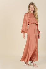 Load image into Gallery viewer, Dressed Up Satin Two-Piece Mermaid Dress Set
