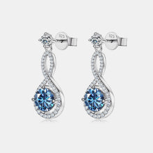 Load image into Gallery viewer, 1 Carat Moissanite 925 Sterling Silver Earrings
