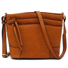 Load image into Gallery viewer, Fashion Multi Zip Pocket Crossbody Bag
