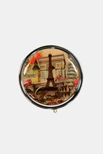 Load image into Gallery viewer, Nicole Lee USA Print Metallic Circular Small Pill Case
