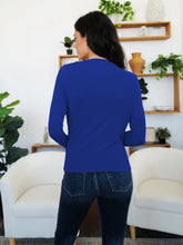 Load image into Gallery viewer, Ruched Mock Neck Long Sleeve T-Shirt
