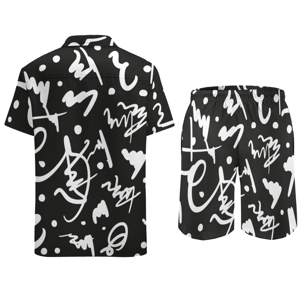 Ti Amo I love you - Exclusive Brand  - Mens Leisure Beach Suit - Sizes XS-3XL