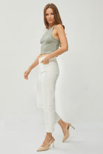 Load image into Gallery viewer, RISEN Full Size High Waist Rolled Hem Straight Jeans
