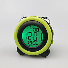 Load image into Gallery viewer, 8 Colors - Creative LED alarm Electronic Clock - Double Bell Ti Amo I love you
