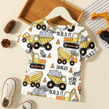 Load image into Gallery viewer, 8 Styles - Baby / Toddler / Kids - Boy - Pat Pat - Short-Sleeve Tee Top T Shirt - Sizes 18mths- 5T Ti Amo I love you
