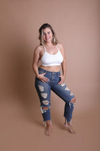 Load image into Gallery viewer, Plus Size Tattoo Mesh Racerback Bralette

