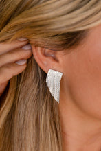 Load image into Gallery viewer, Silver Tassel Alloy Stud Earrings
