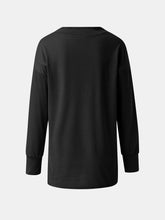 Load image into Gallery viewer, Full Size V-Neck Long Sleeve T-Shirt
