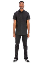 Load image into Gallery viewer, Weiv Men&#39;s Casual Short Sleeve Solid Shirts
