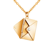 Load image into Gallery viewer, Womens Fashion Jewelry Envelope Lover Letter Pendant Necklace

