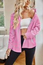 Load image into Gallery viewer, Striped Button Up Long Sleeve Shirt
