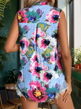 Load image into Gallery viewer, Printed Round Neck Sleeveless Blouse
