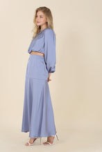 Load image into Gallery viewer, Dressed Up Satin Two-Piece Mermaid Dress Set
