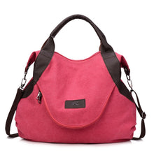Load image into Gallery viewer, Womens Minimalist Retro Shoulder Crossbody Vintage Canvas Hand Bag
