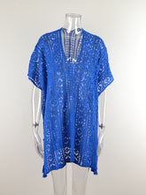 Load image into Gallery viewer, Cutout V-Neck Cover-Up with Tassel
