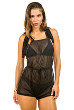 Load image into Gallery viewer, Two Piece Swimsuit with Jumpsuit Coverup
