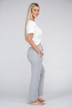 Load image into Gallery viewer, Lounge Wide Pants with Drawstrings
