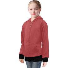 Load image into Gallery viewer, Ti Amo I love you - Exclusive Brand - Girls&#39; Zip Up Hoodie Ages 8-15
