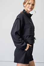 Load image into Gallery viewer, Crinkle Woven Cropped Jacket
