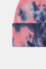 Load image into Gallery viewer, Tie-Dye Cuffed Rib-Knit Beanie Hat
