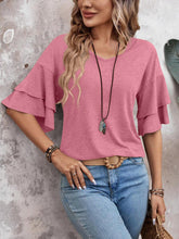 Load image into Gallery viewer, V-Neck Half Sleeve Blouse
