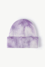 Load image into Gallery viewer, Tie-Dye Ribbed Cuffed Beanie
