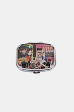 Load image into Gallery viewer, Nicole Lee USA Print Metallic Rectangular Pill Case

